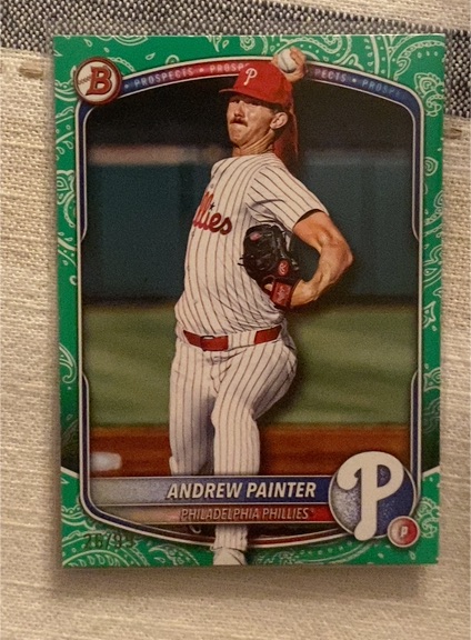 2025 Bowman #BP-116 Andrew Painter — front