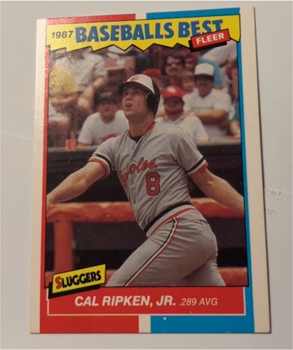 1987 Fleer Baseball's Best #35 Cal Ripken Jr. — front