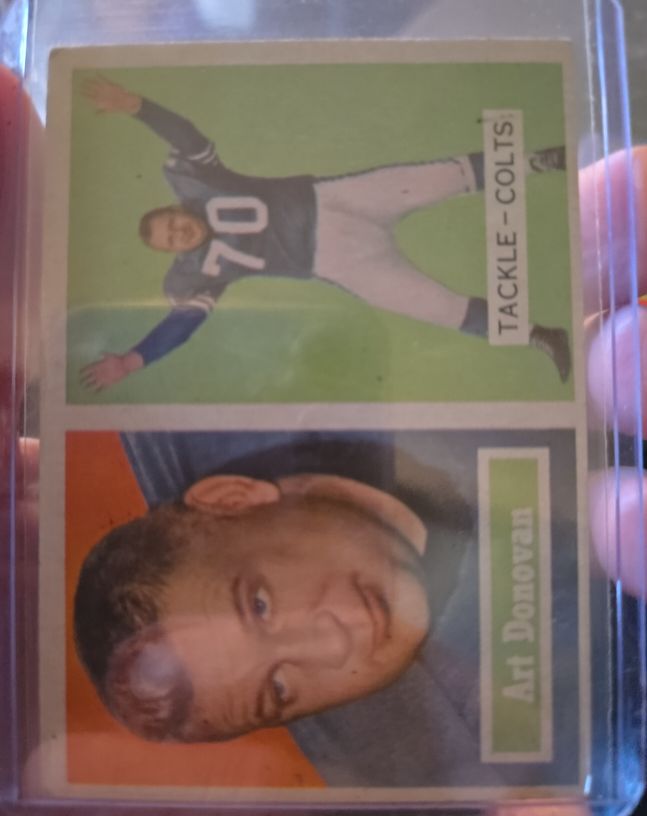 1957 Topps #65 Art Donovan — front