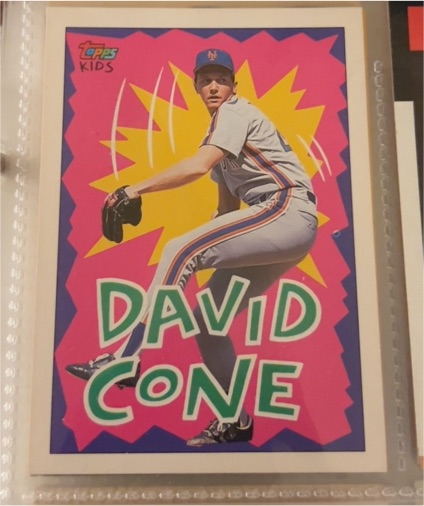 1992 Topps Kids #16 David Cone — front
