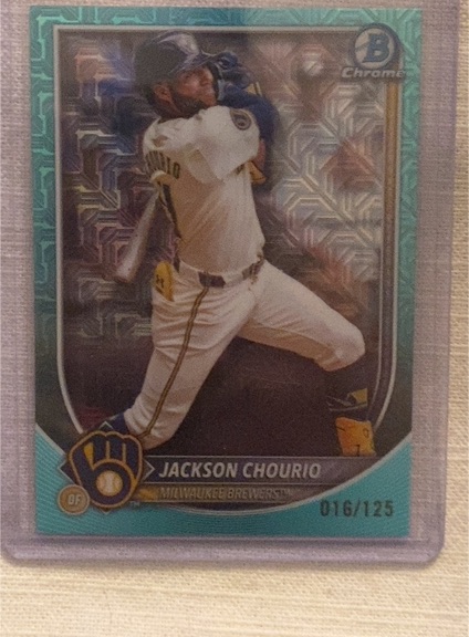 2025 Bowman Chrome #11 Jackson Chourio — front
