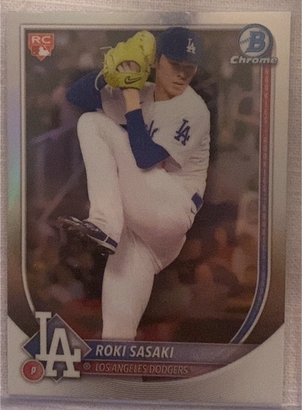 2025 Bowman Chrome #12 Roki Sasaki — front