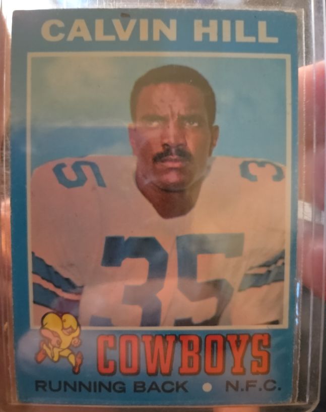 1971 Topps #217 Calvin Hill Dallas Cowboys — front