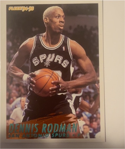 1994-95 Fleer #209 Dennis Rodman — front