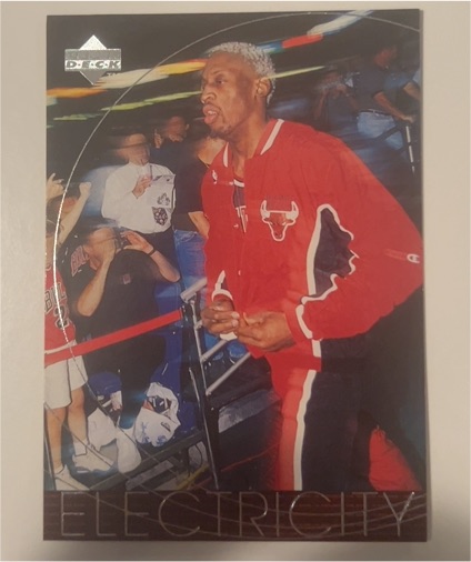 1996-97 Upper Deck #169 Dennis Rodman Electricity — front