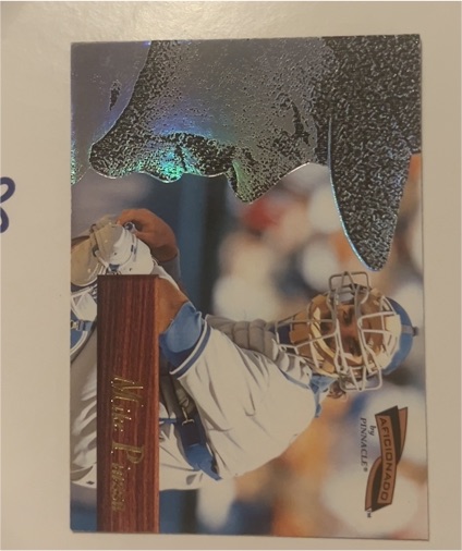 1996 Pinnacle Aficionado #124 Mike Piazza — front