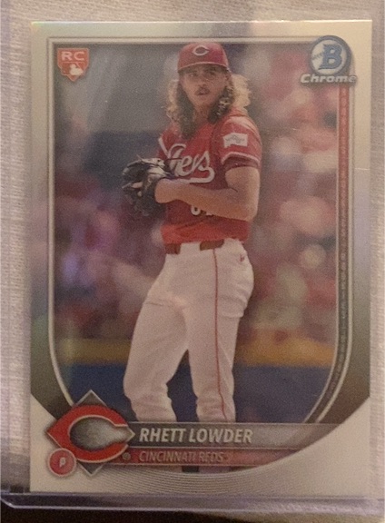 2025 Bowman #6 Rhett Lowder — front