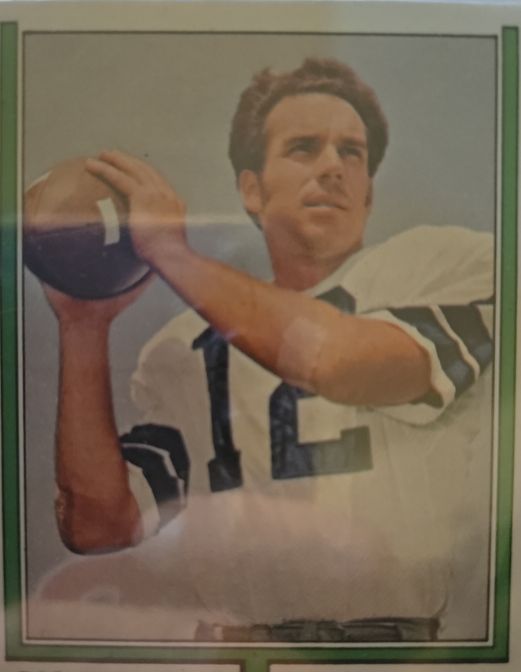 1968 Topps Football Posters #6 Fran Tarkenton — front