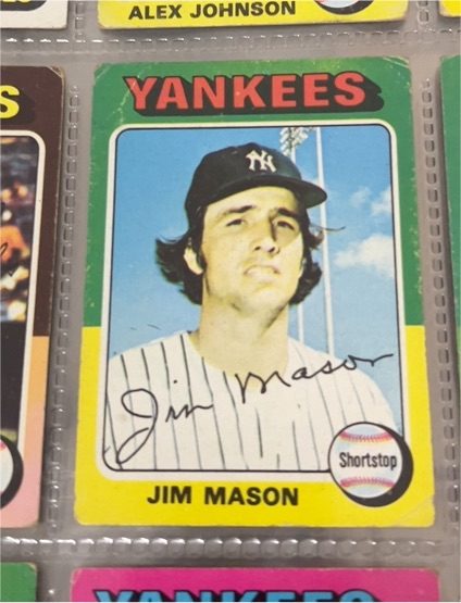 1975 Topps #136 Jim Mason — front