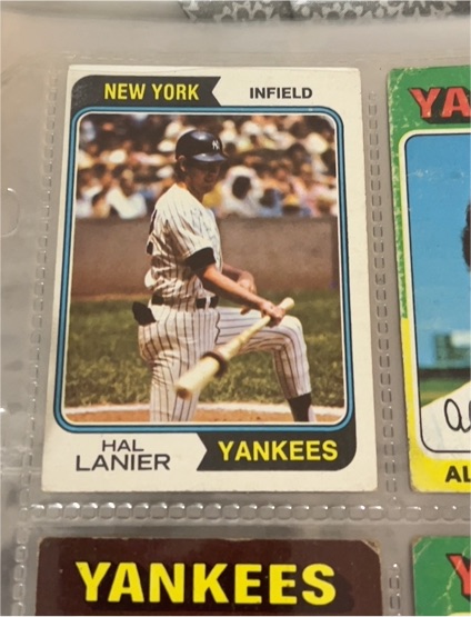 1974 Topps #588 Hal Lanier — front