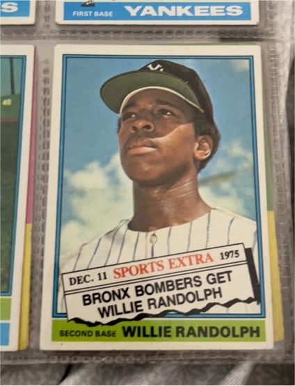 1976 Topps Traded #592T Willie Randolph — front