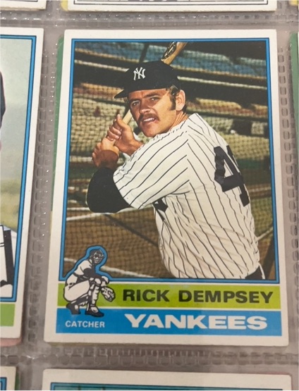 1976 Topps #272 Rick Dempsey — front