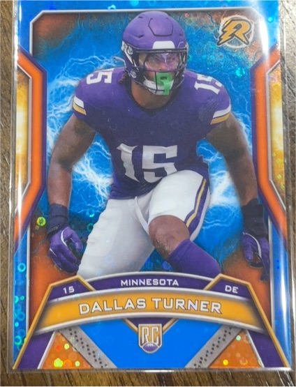 2024 Topps Resurgence #162 Dallas Turner Rookie Minnesota Vikings — front