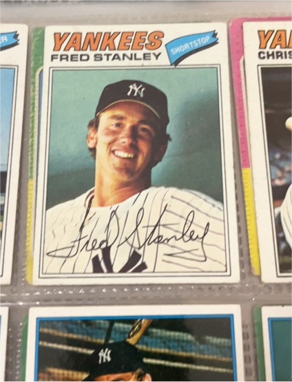 1977 Topps #123 Fred Stanley — front