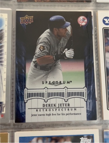 2008 Upper Deck Spectrum #DJ12 Derek Jeter Retrospectrum — front