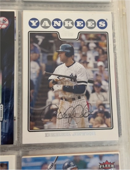 2008 Topps #NYY14 Derek Jeter — front