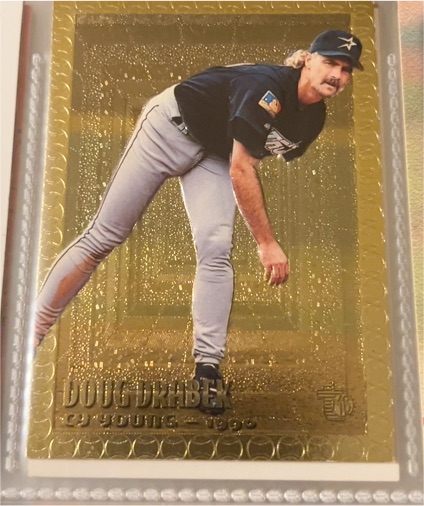 1995 Topps Embossed Golden Idols #104 Doug Drabek — front