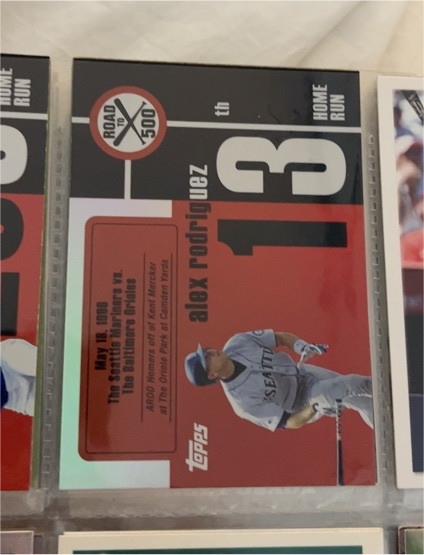 2007 Topps Road To 500 Home Runs Insert #ARHR13 Alex Rodriguez — front