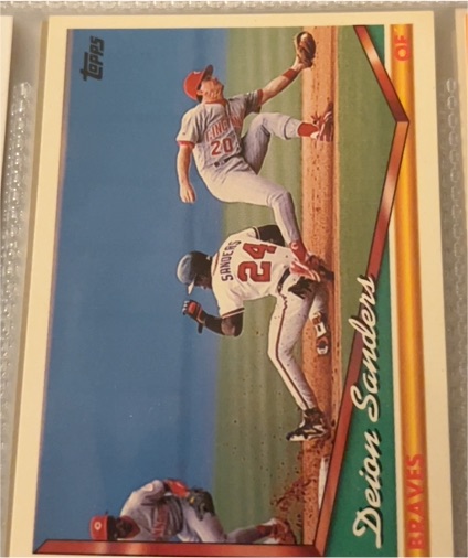 1994 Topps #375 Deion Sanders — front