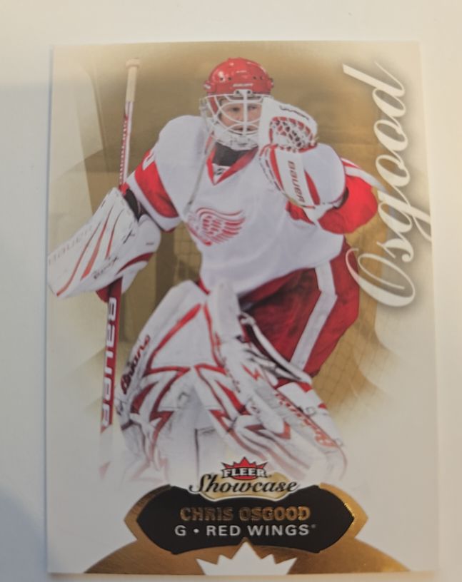 2014-15 Fleer Showcase #18 Chris Osgood — front