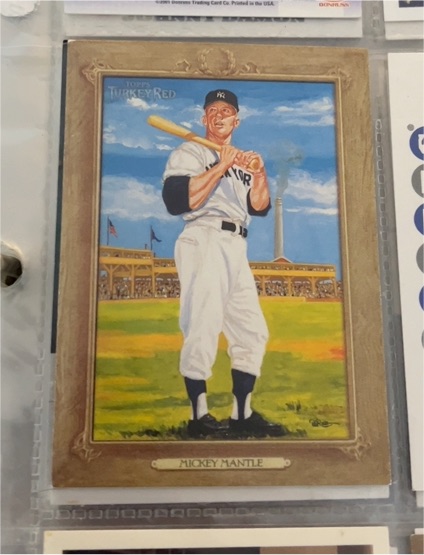2007 Topps Turkey Red #34 Mickey Mantle — front