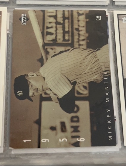 1994 Upper Deck The American Epic GM #5 Mickey Mantle — front