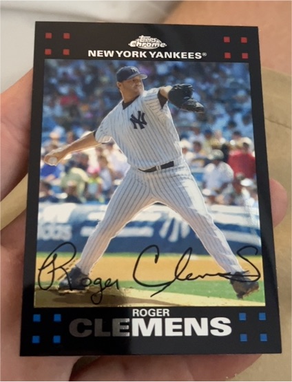 2007 Topps Chrome #127 Roger Clemens — front