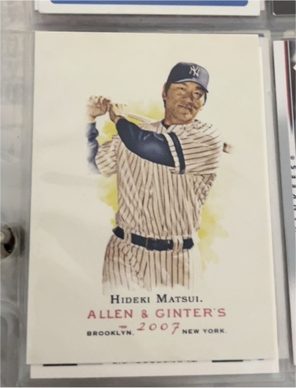 2007 Topps Allen & Ginter #256 Hideki Matsui — front