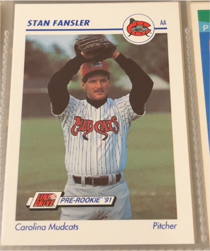 1991 Line Drive Pre-Rookie #AA Stan Fansler — front
