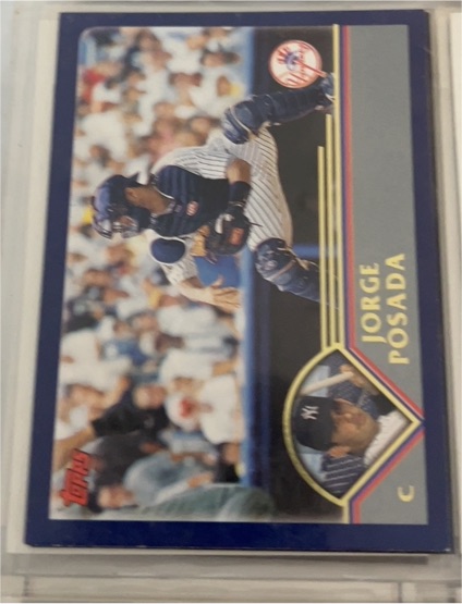 2003 Topps #220 Jorge Posada — front