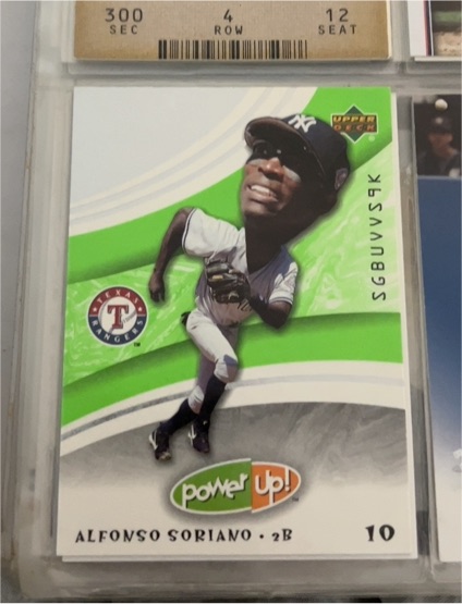 2004 Upper Deck Power Up #53 Alfonso Soriano — front