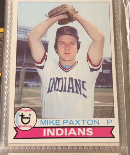 1979 Topps #122 Mike Paxton Cleveland Indians — front