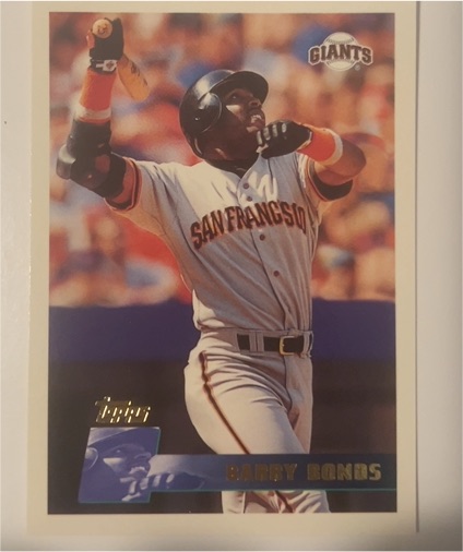1996 Topps #300 Barry Bonds — front
