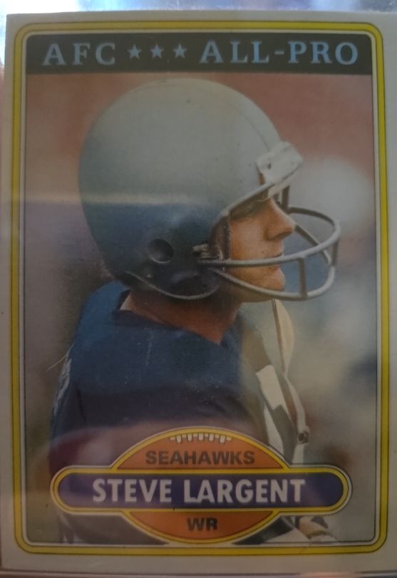 1980 Topps #450 Steve Largent — front