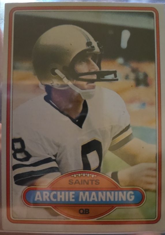 1980 Topps #93 Archie Manning — front