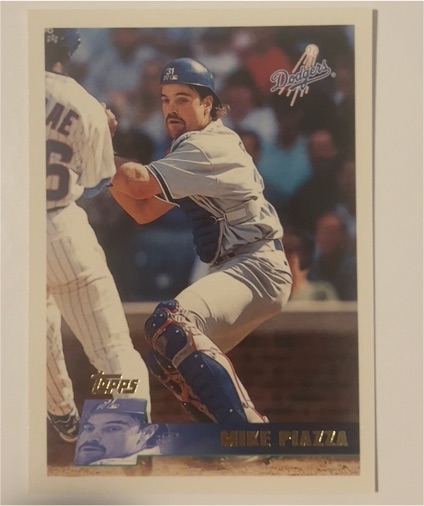 1996 Topps #246 Mike Piazza — front