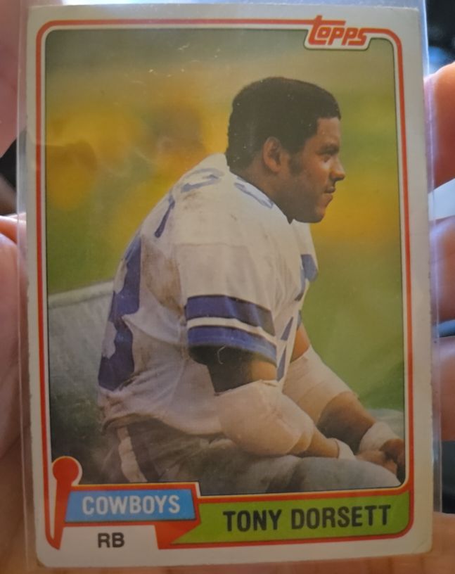1981 Topps #500 Tony Dorsett — front