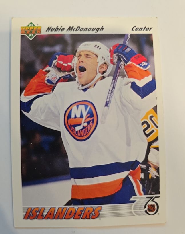 1991-92 Upper Deck #138 Hubie McDonough — front