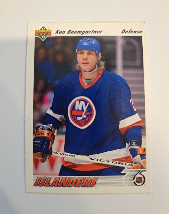 1991-92 Upper Deck #402 Ken Baumgartner — front