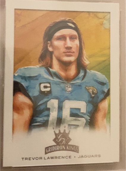 2021 Panini Chronicles Gridiron Kings #GK-1 Trevor Lawrence — front