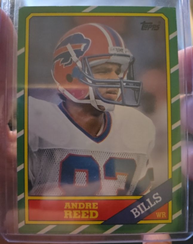 1986 Topps #388 Andre Reed Rookie Card — front