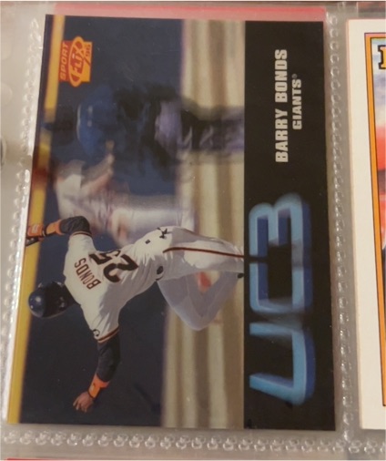 1996 Sportflix #112 Barry Bonds — front