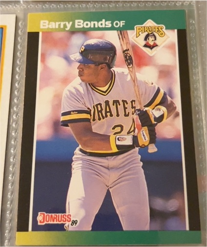 1989 Donruss Baseball's Best #73 Barry Bonds — front