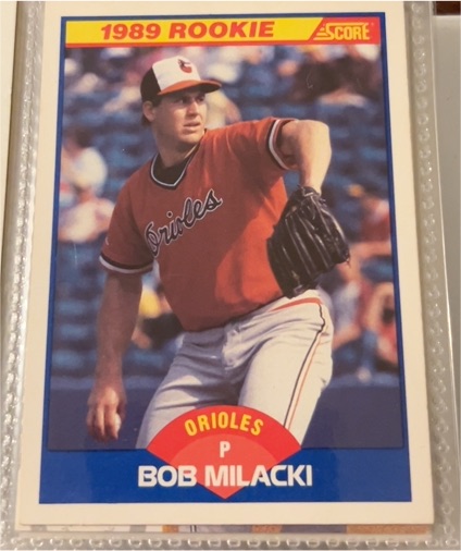 1989 Score #651 Bob Milacki — front