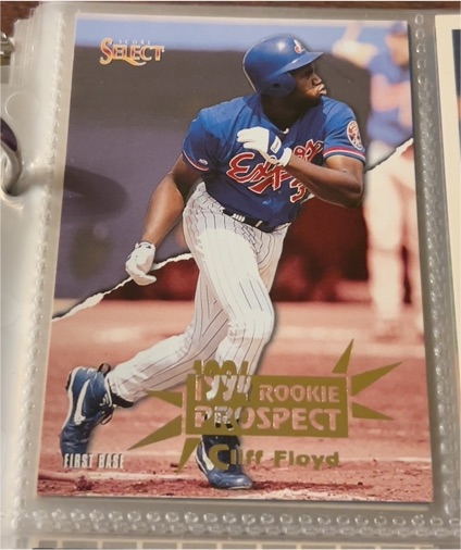 1994 Select #185 Cliff Floyd Rookie Prospect — front