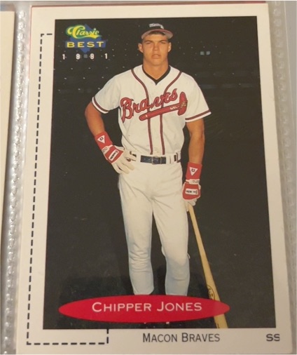 1991 Classic Best #268 Chipper Jones — front