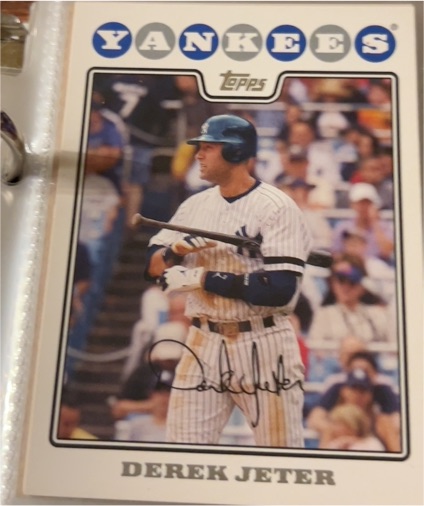 2008 Topps #455 Derek Jeter — front