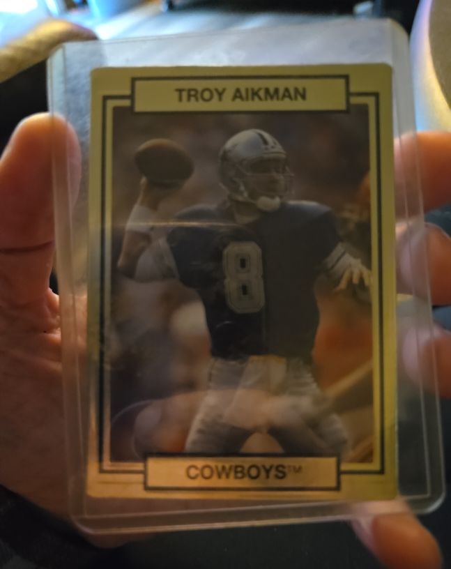 1990 Action Packed #51 Troy Aikman — front