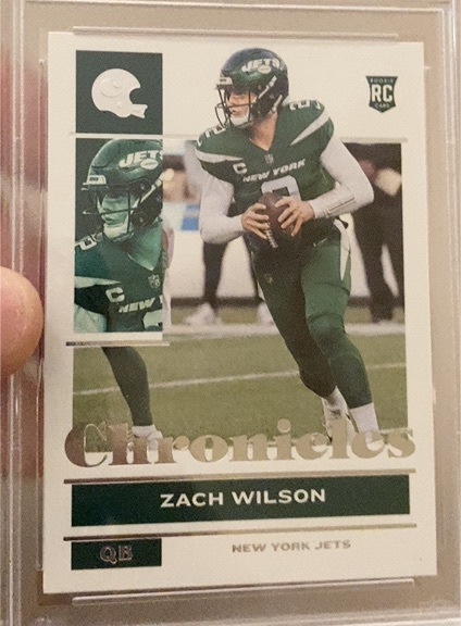 2021 Panini Chronicles #86 Zach Wilson — front