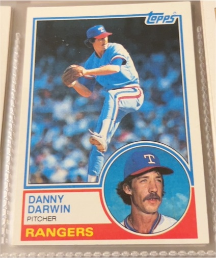 1983 Topps #609 Danny Darwin — front